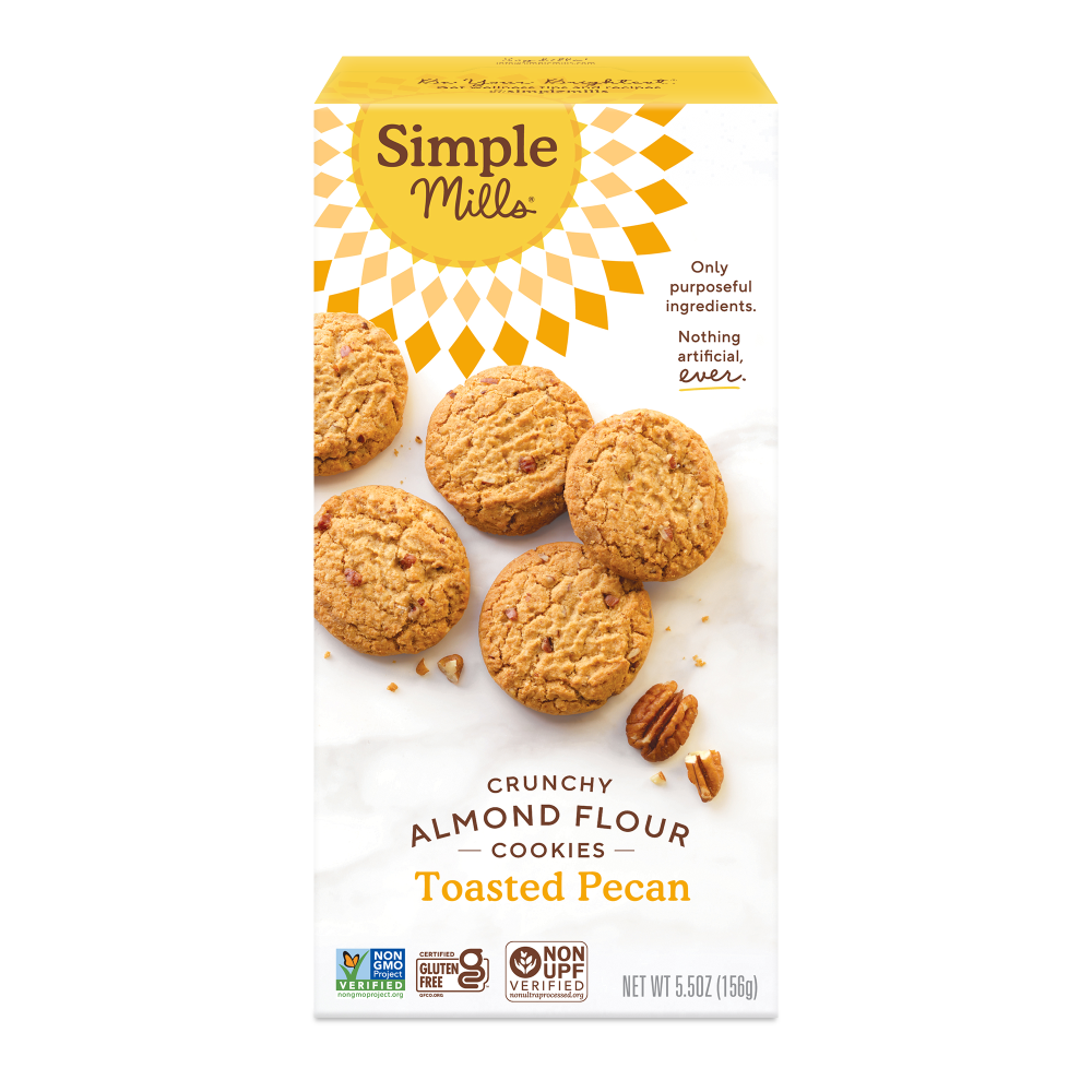 Simple Mills® Crunchy Almond Flour Cookies Toasted Pecan