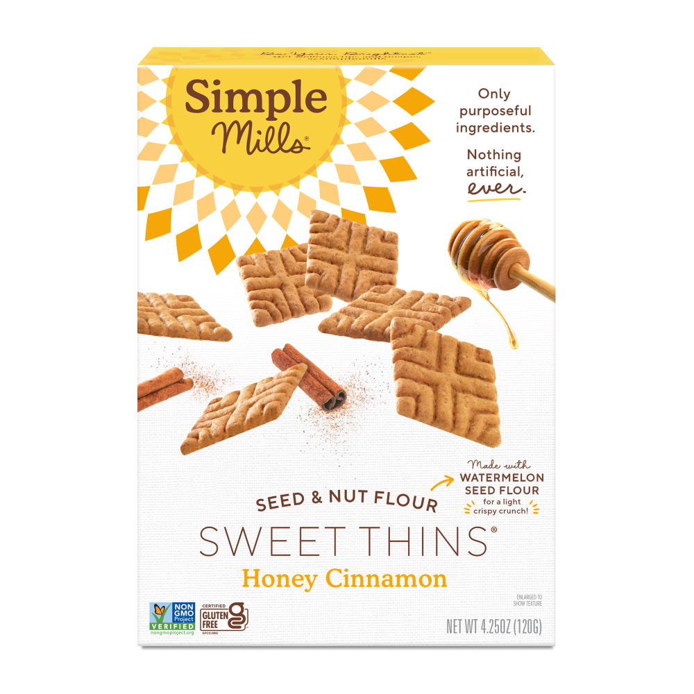 Simple Mills® Seed and Nut Flour Sweet Thins Honey Cinnamon