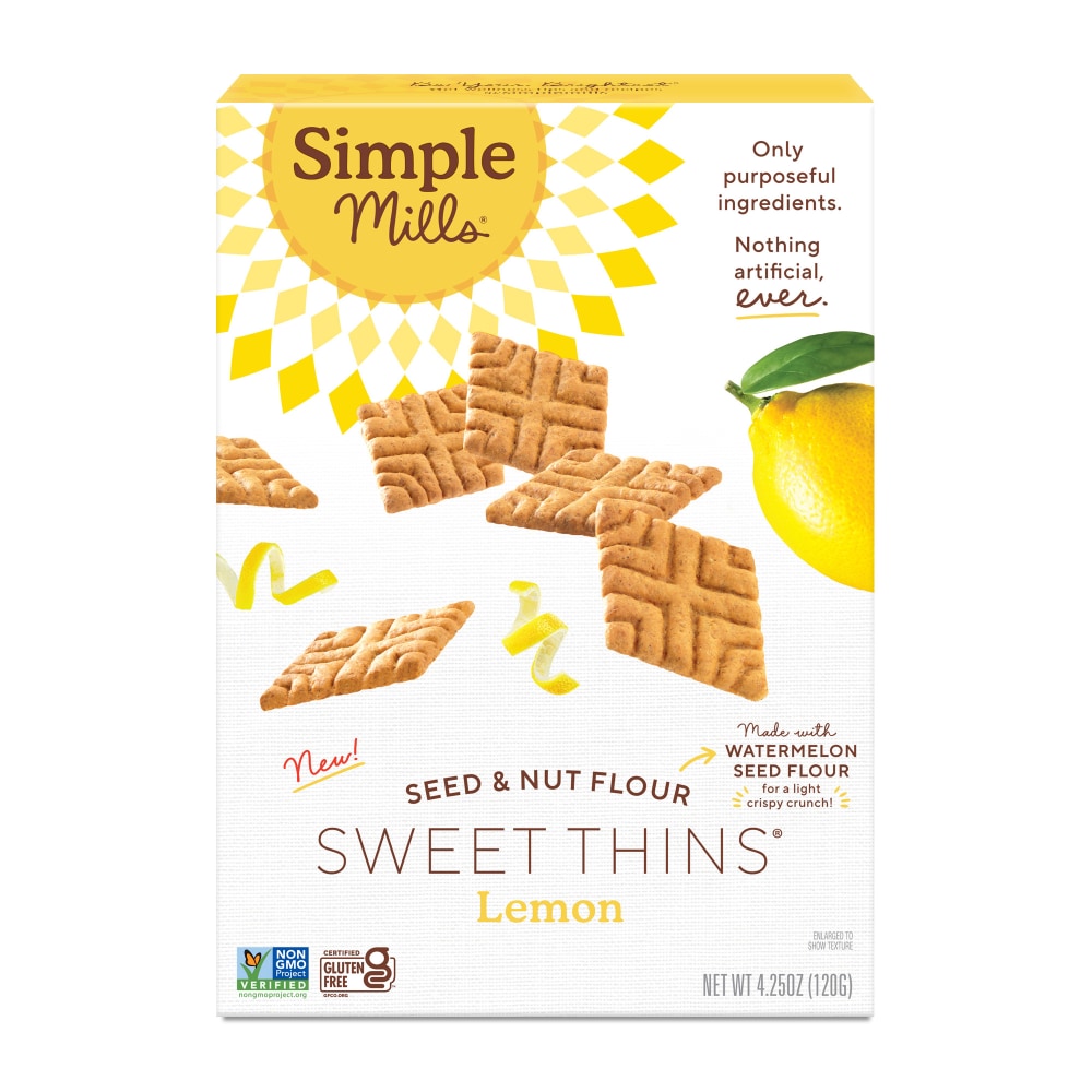 Simple Mills® Lemon Seed and Nut Flour Sweet Thins