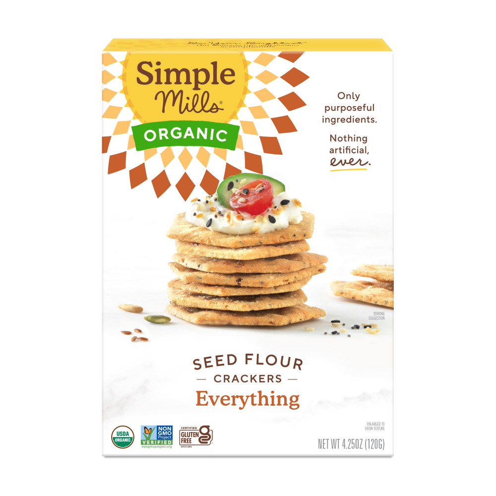 Simple Mills® Organic Everything Seed Flour Crackers