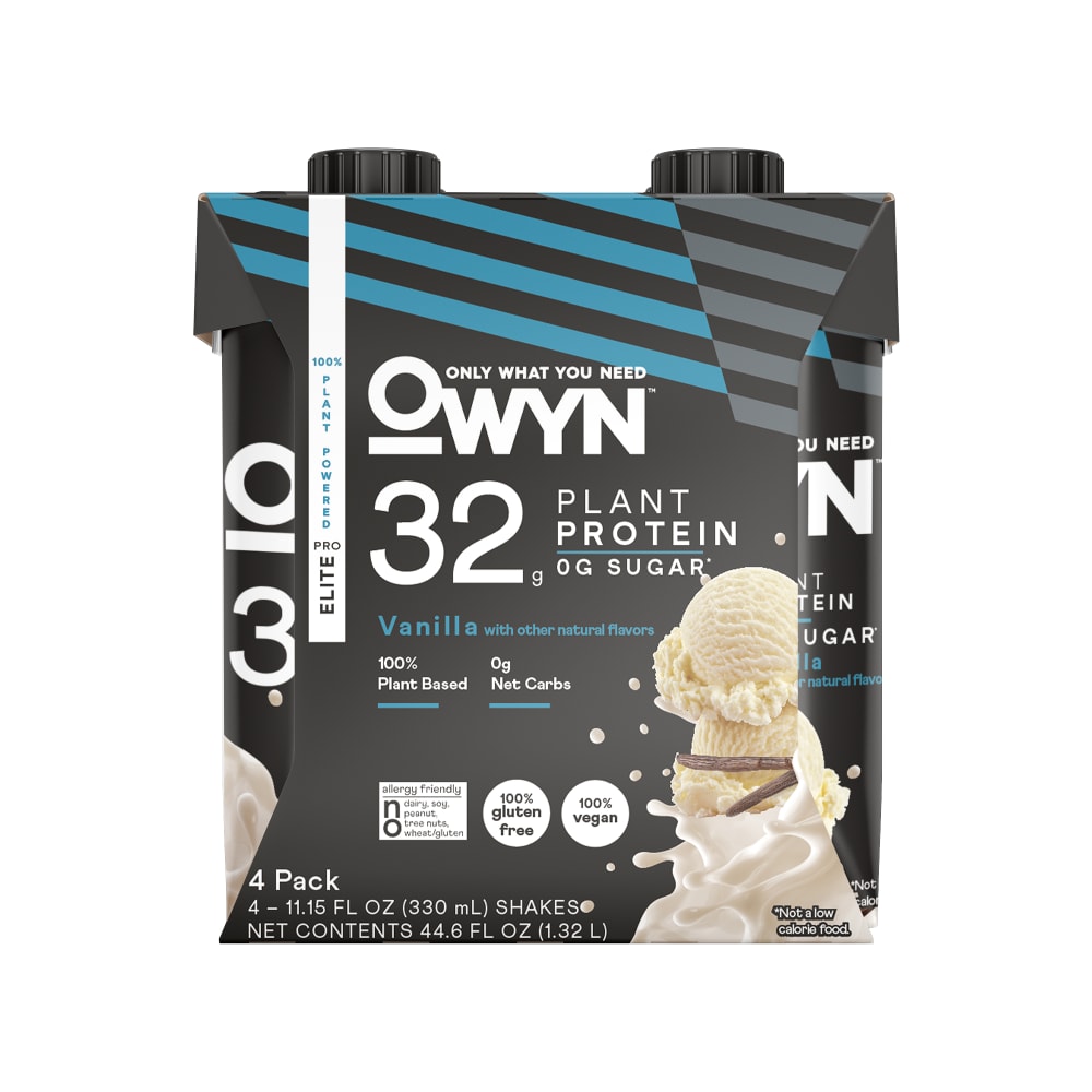 OWYN™ 100% Vegan Pro Elite Vanilla Protein Shakes