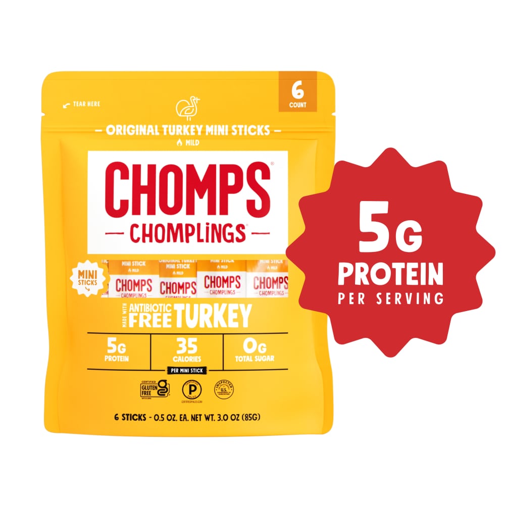 Chomps® Chomplings Original Turkey Mini Snack Sticks