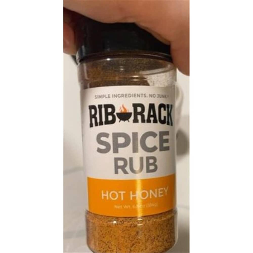 Rib Rack 406864 6.5 oz Rub Hot Honey Spice – Pack of 6