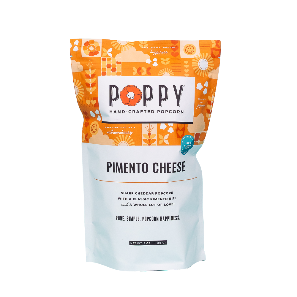 Poppy Handcrafted Popcorn Pimento Cheese Popcorn