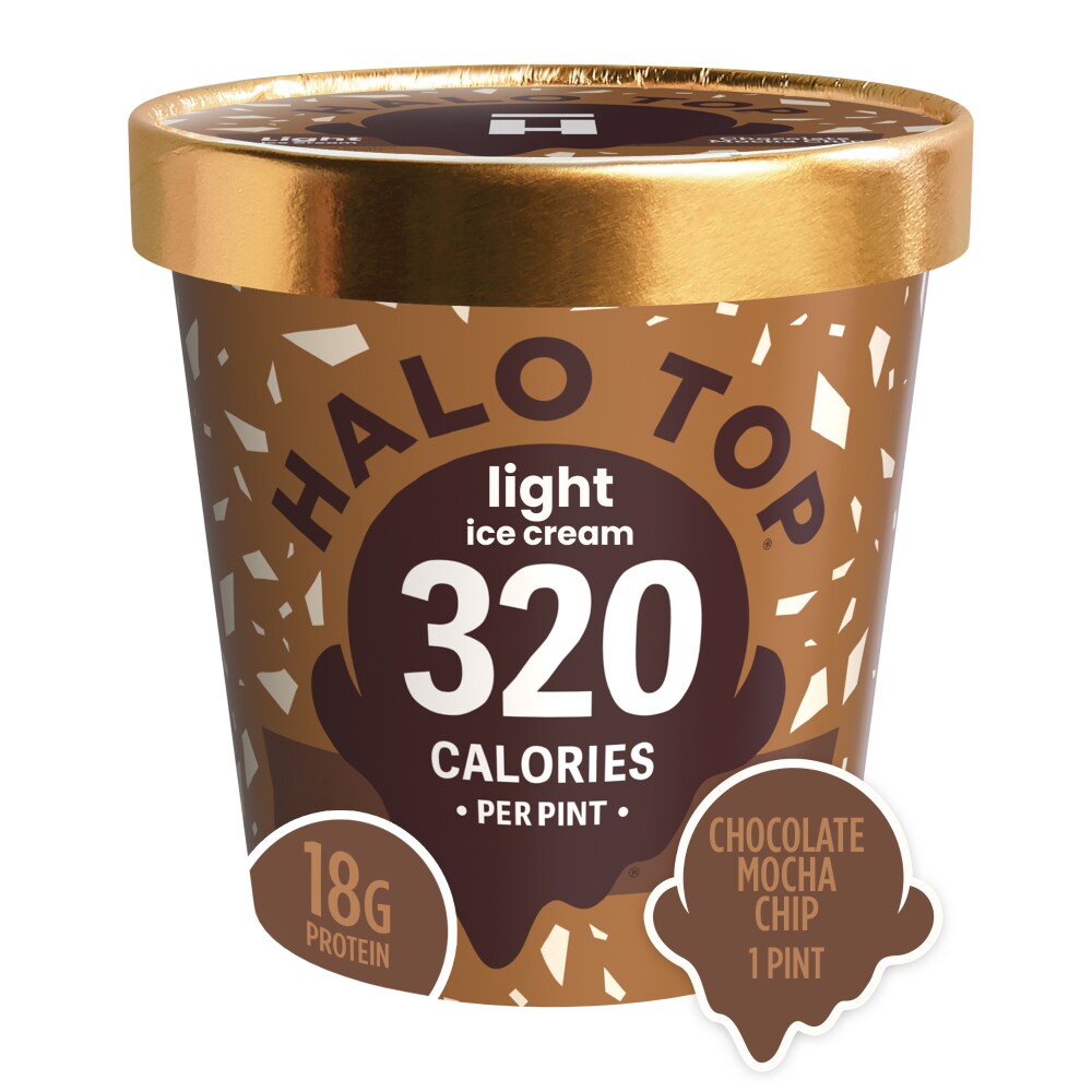 Halo Top Chocolate Mocha Chip Light Ice Cream