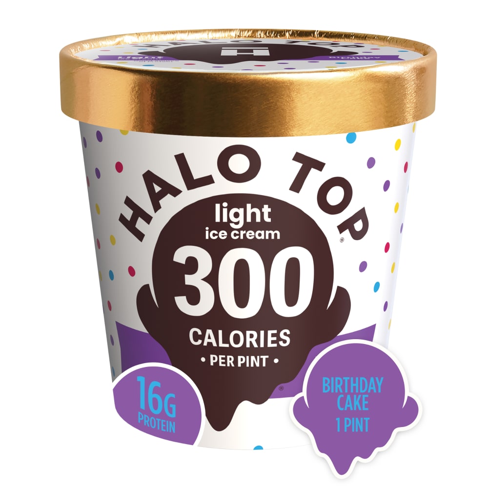 Halo Top Birthday Cake Light Ice Cream