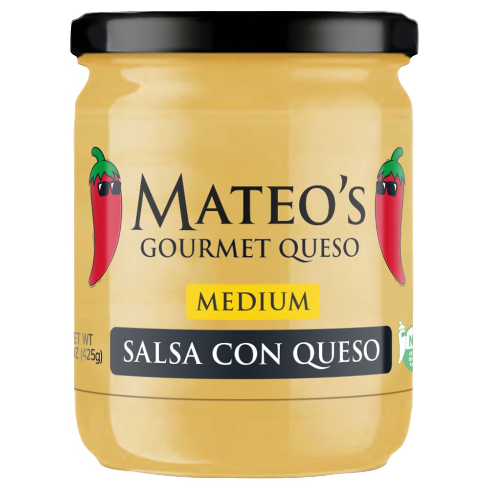 Mateo’s Medium Salsa Con Queso Gourmet Queso
