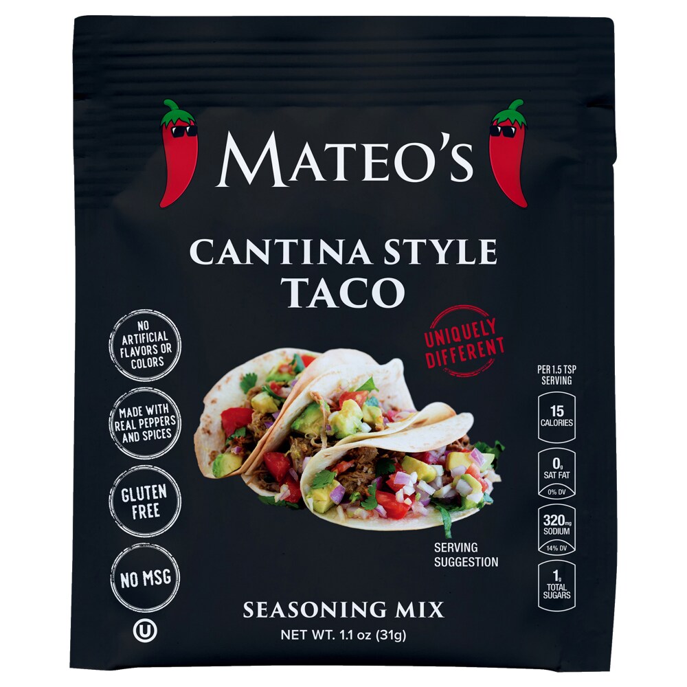 Mateo’s Cantina Style Taco Seasoning Mix