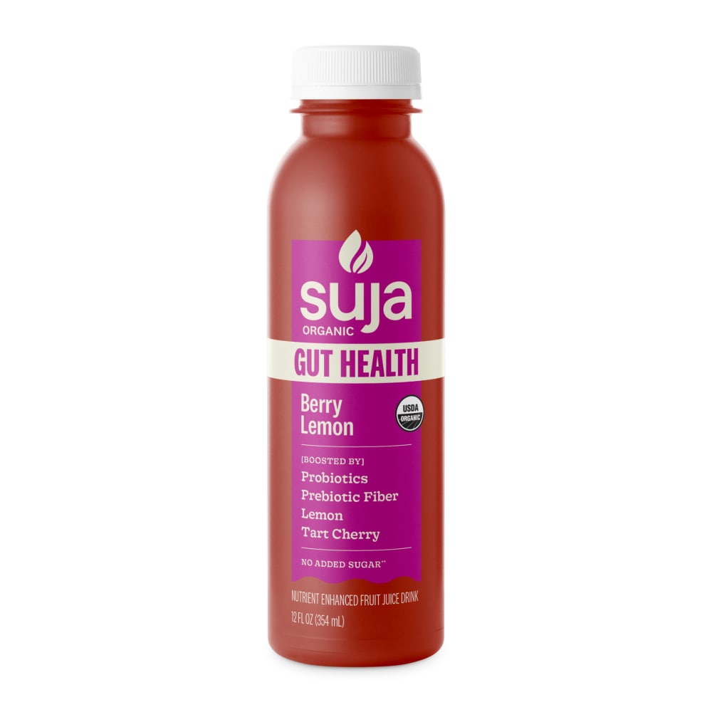Suja Organic Gut Health Berry Lemon Cold Pressed Juice Drink