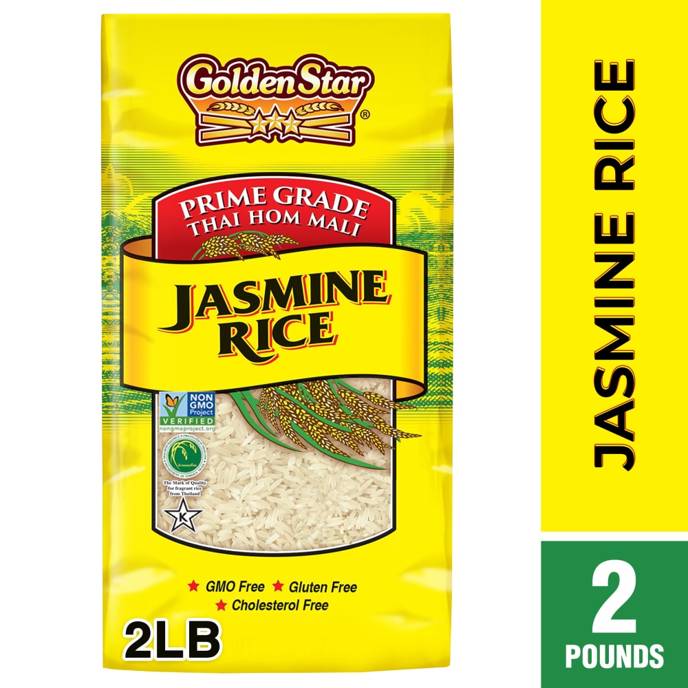 Golden Star Thai Hom Mali Jasmine Rice, 2 lbs