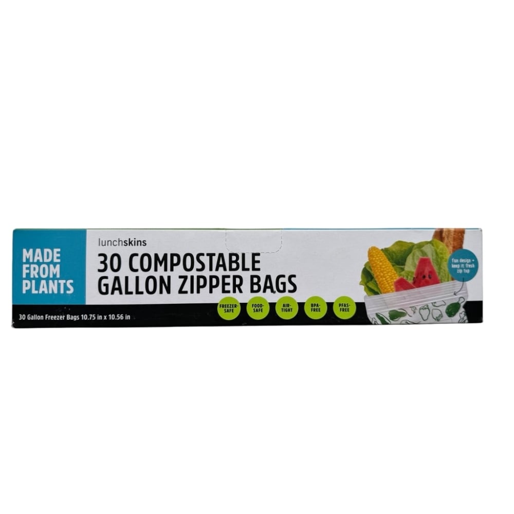 Lunchskins Compostable Gallon Zipper Bags