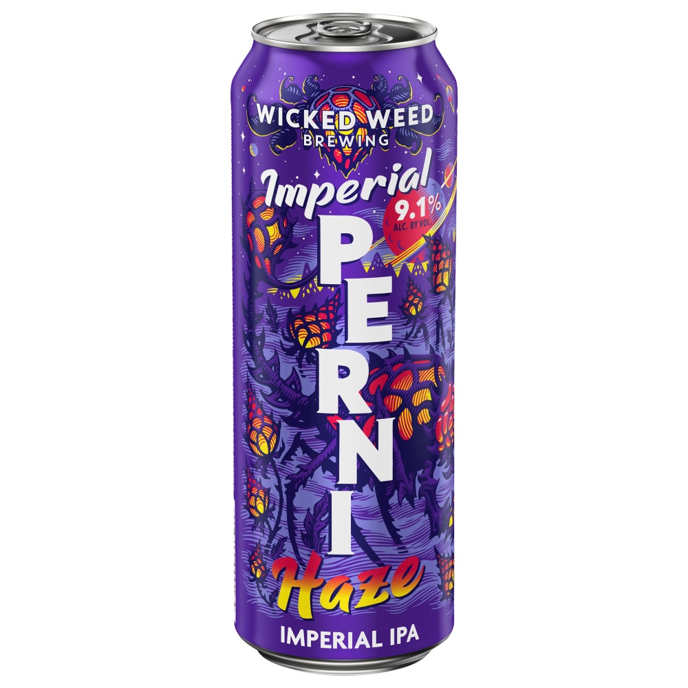 Wicked Weed Brewing Imperial Perni Haze Imperial IPA Craft Beer