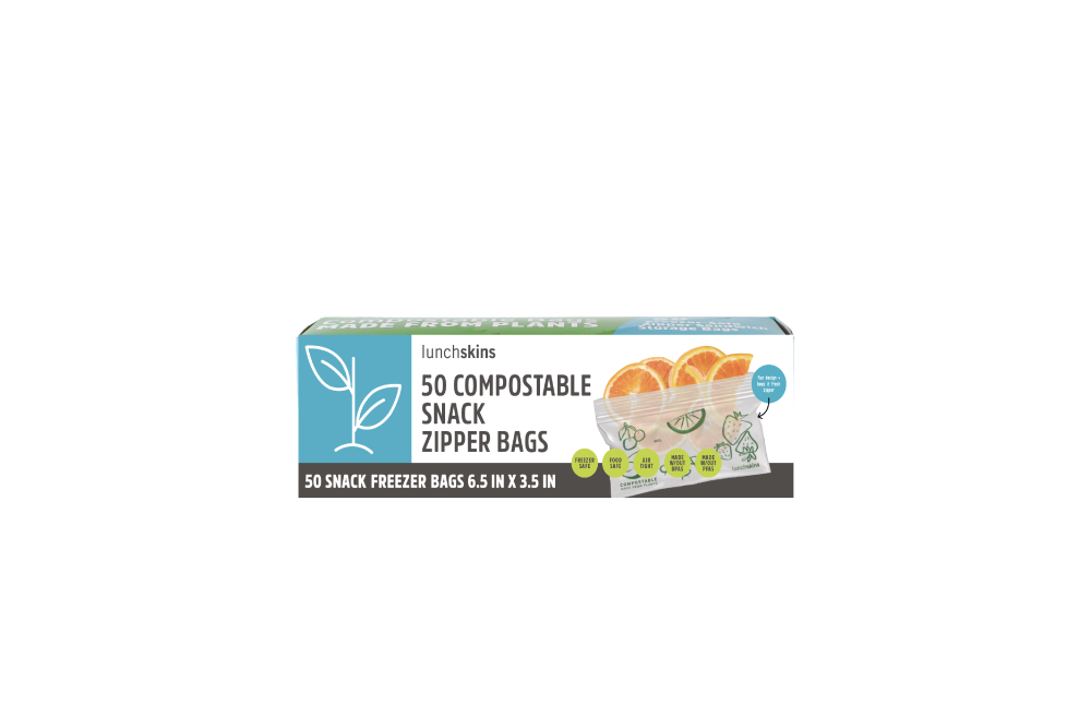 Compostable Snack Zipper Bags