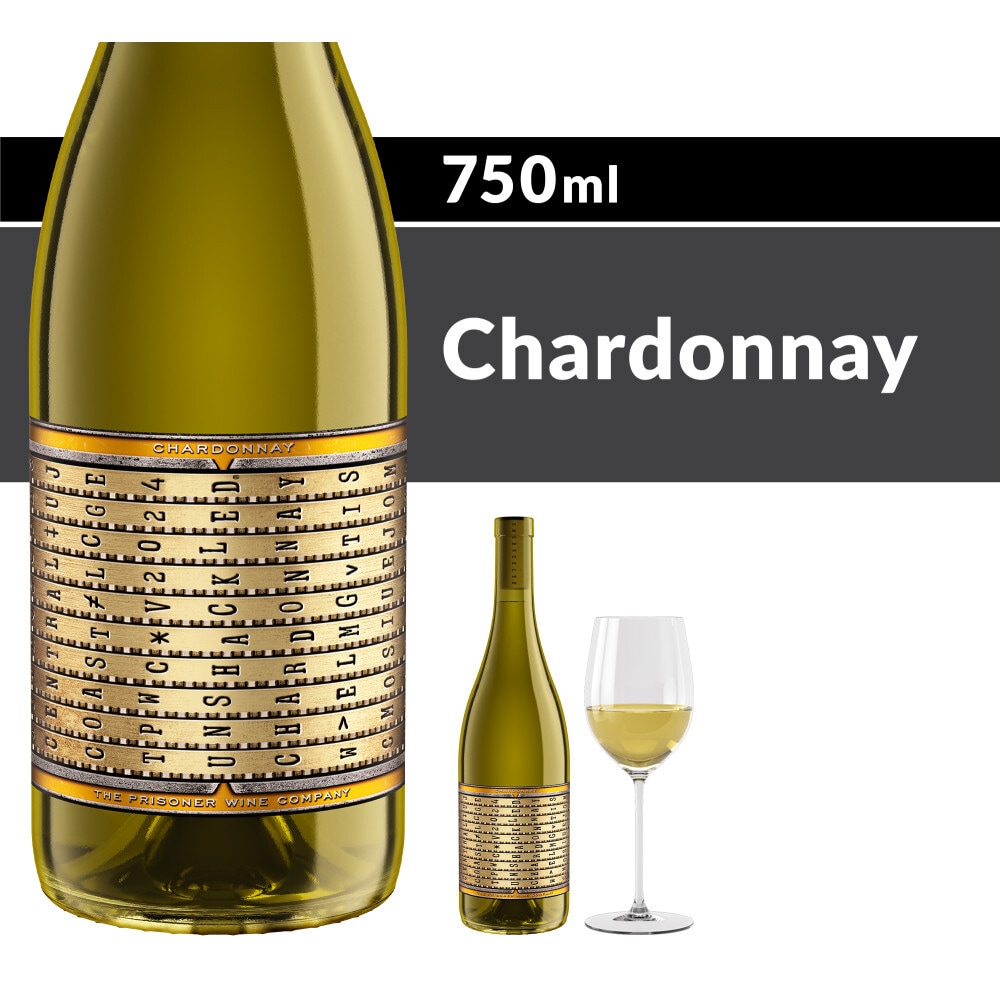 Unshackled Chardonnay White Wine by The Prisoner Wine Company