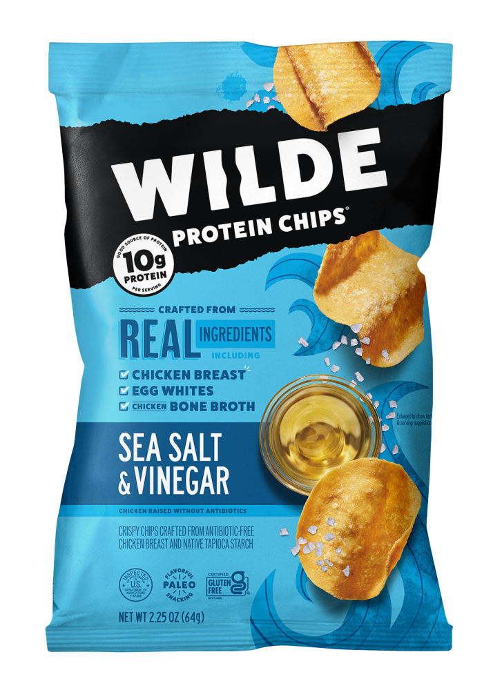 Wilde® Sea Salt and Vinegar Protein Chips