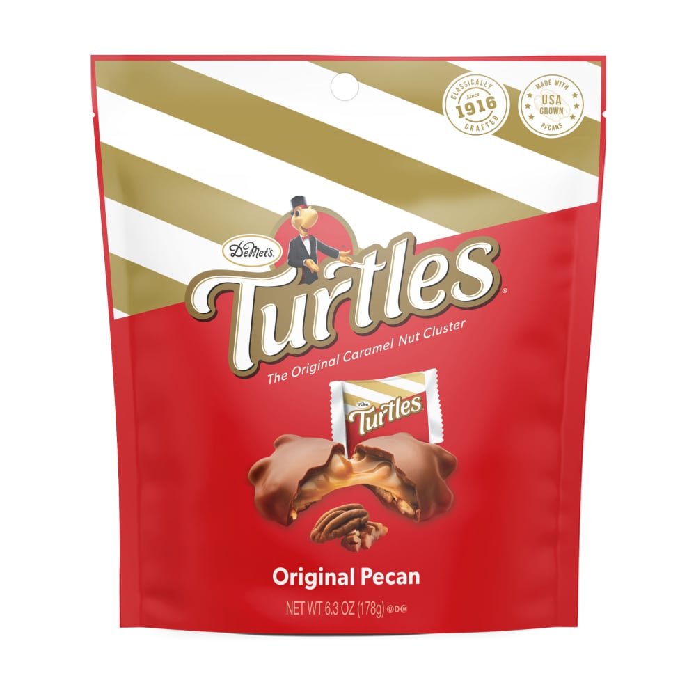 DeMet’s Original Turtles® Pecan Bite Size Caramel Nut Cluster Pouch