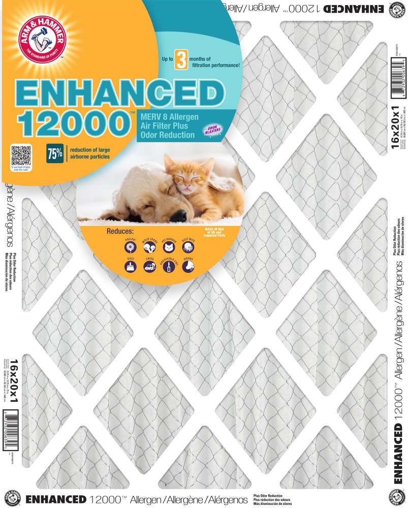 Arm and Hammer™ Enhanced 12000™ Allergen Air Filter