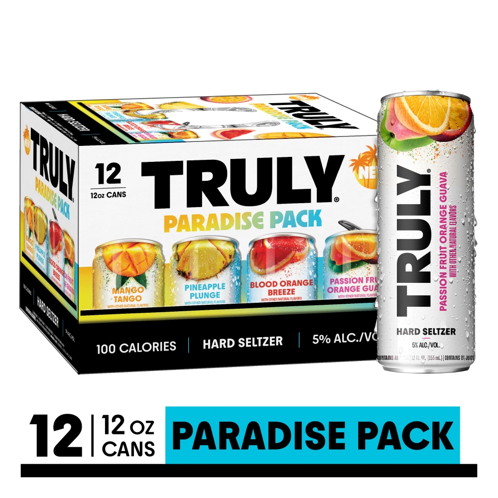 TRULY Hard Seltzer Paradise Variety Pack