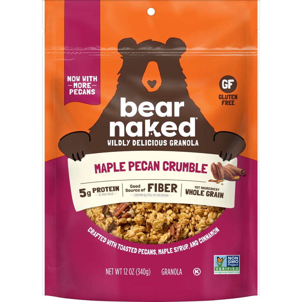 Bear Naked Cereal Granola Maple Pecan Crumble 12oz