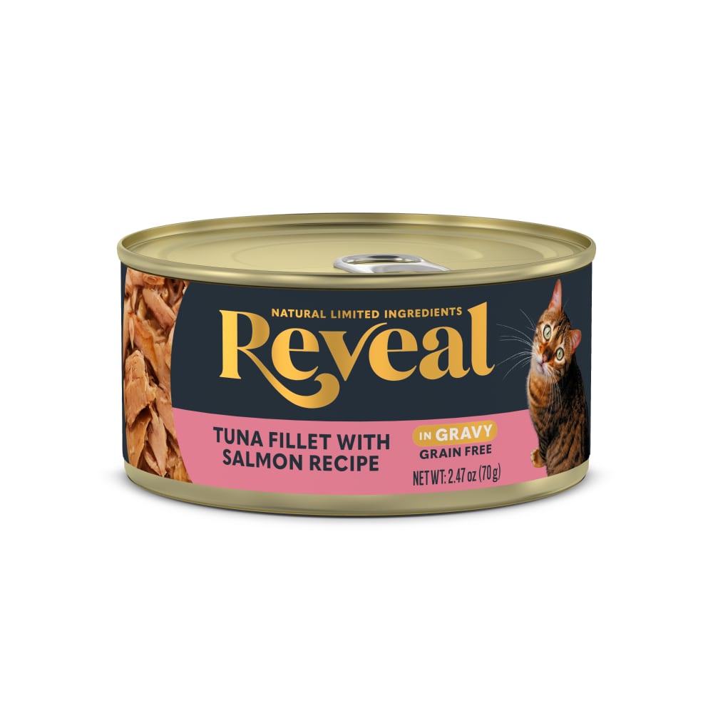 Reveal Grain-Free Wet Cat Food Tuna Fillet with Salmon