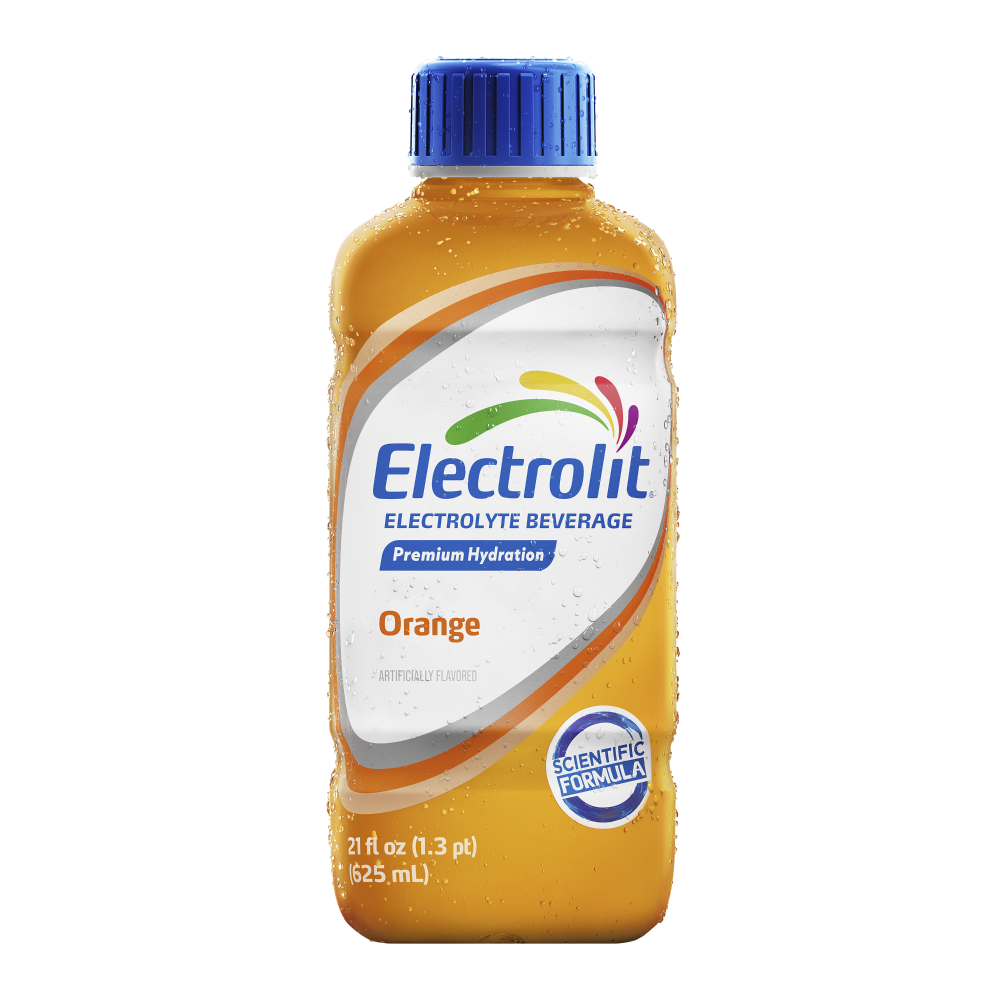 Electrolit Premium Hydration Orange Sports Drink Beverage