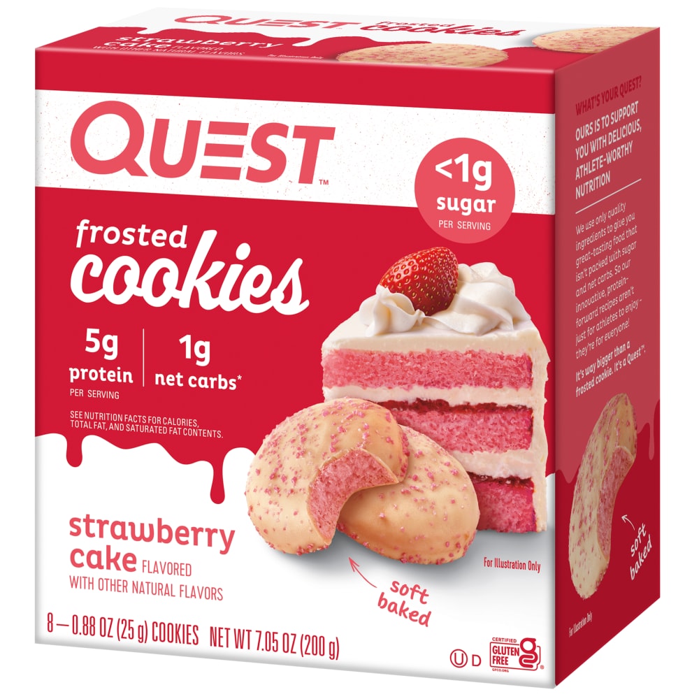 Quest™ Strawberry Cake Nutrition Bake Shop Frosted Cookies Multi-Pack