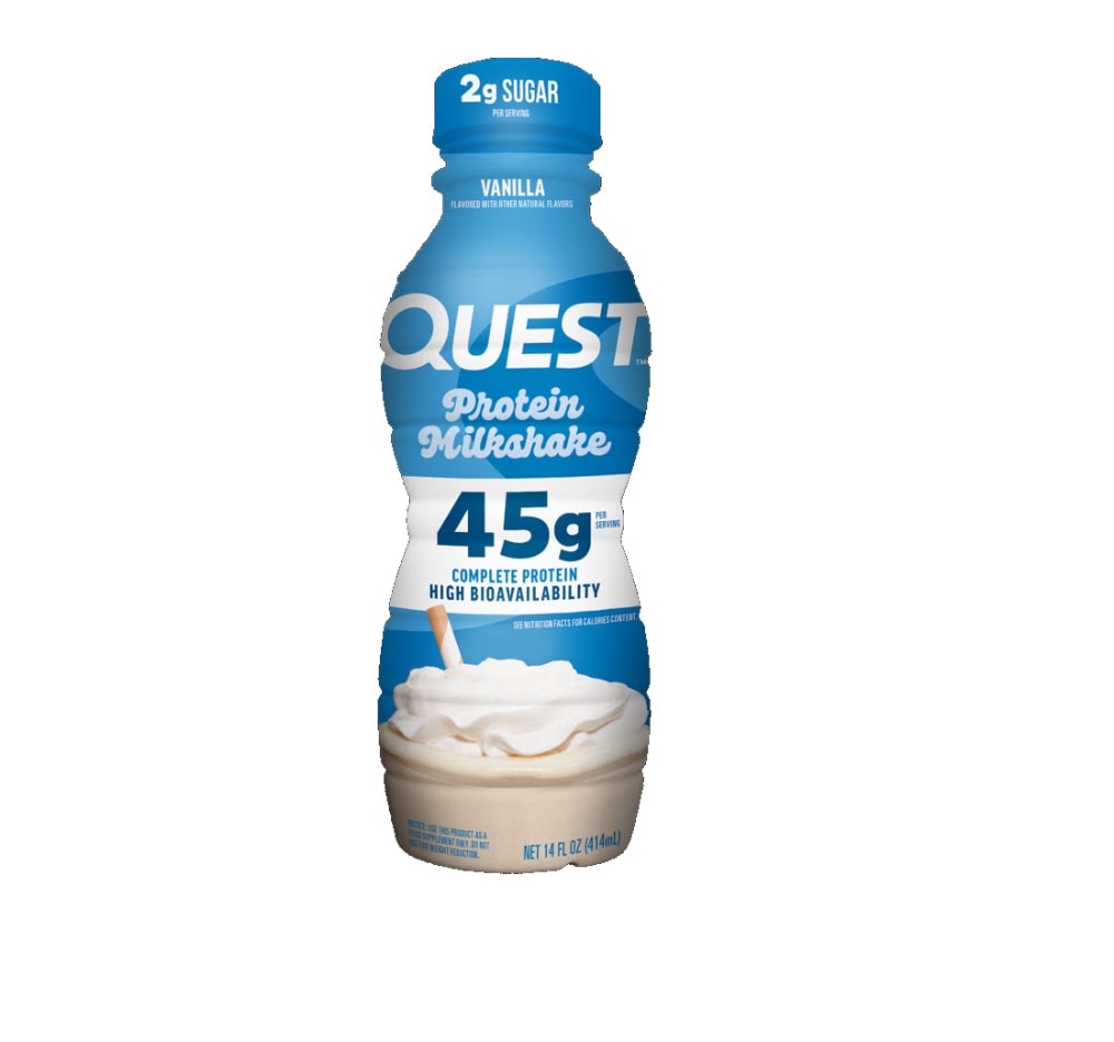 Quest Nutrition High Protein Vanilla Milkshake Ready to Drink