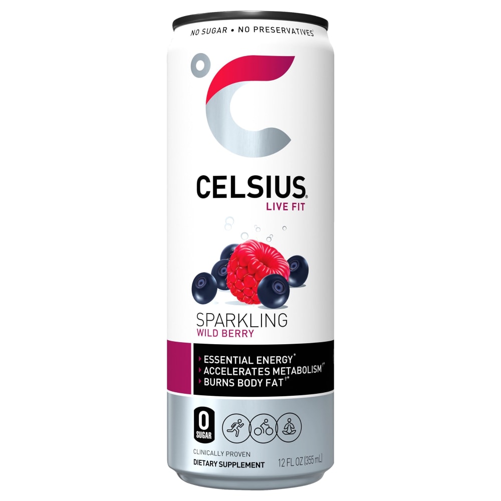 Celsius Wild Berry 12 Fl Oz
