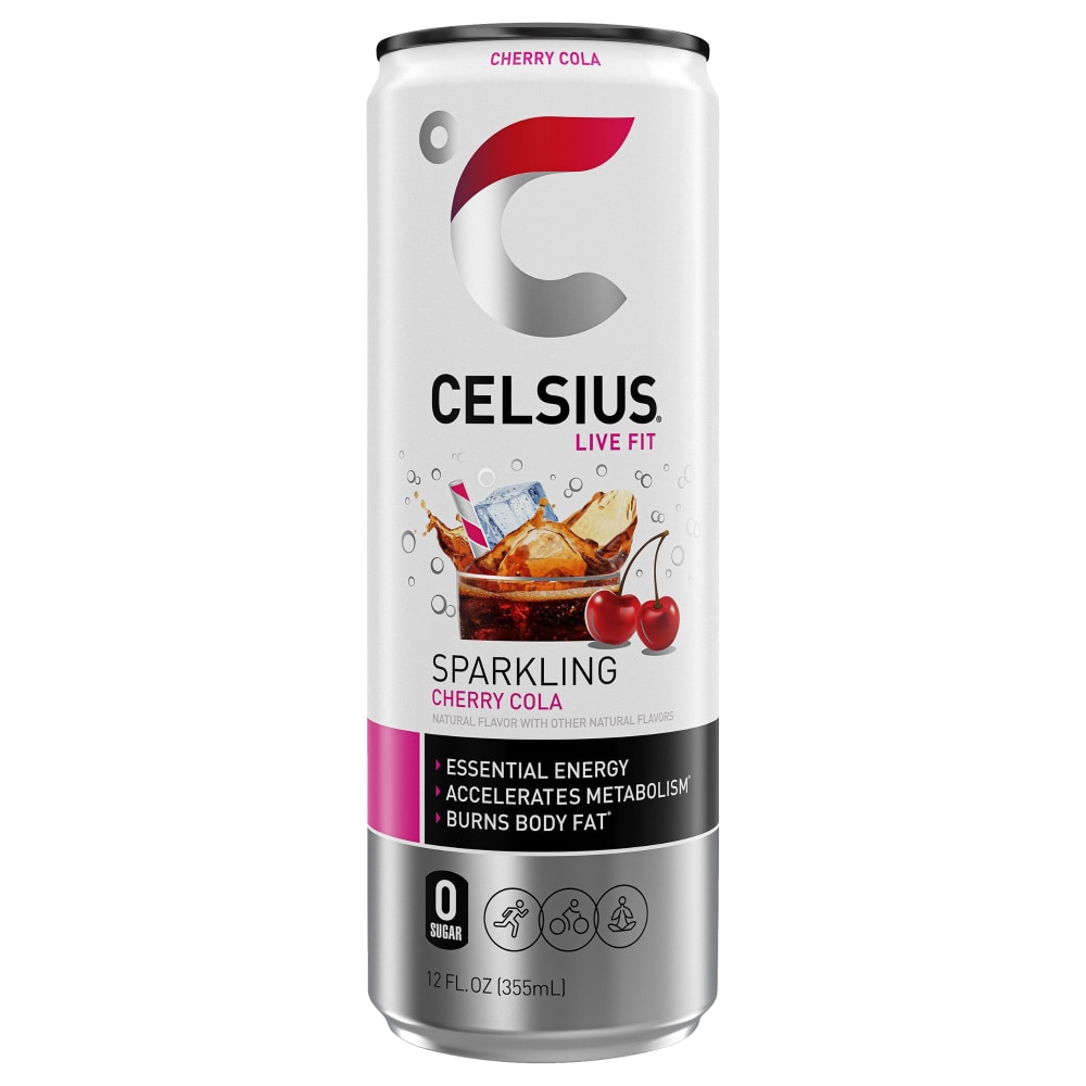 CELSIUS® Sparkling Cherry Cola Energy Drink Can