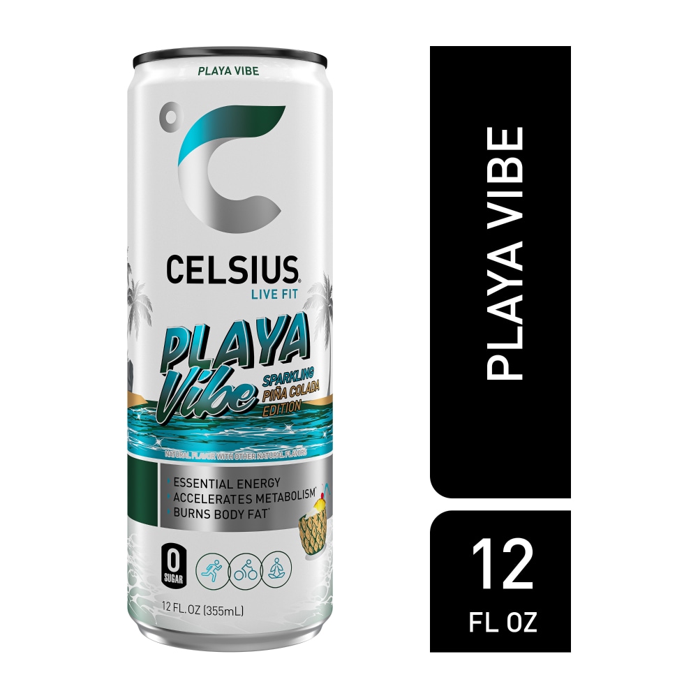 CELSIUS® Sparkling Playa Vibe Energy Drink Can
