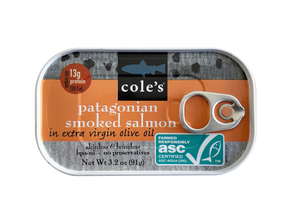 Cole’s Smoked Salmon in Extra Virgin Olive Oil
