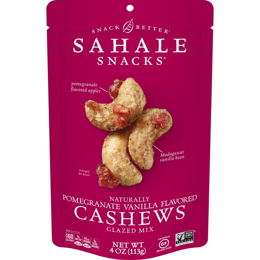 Sahale Snacks® Glazed Nuts Pomegranate + Vanilla Cashews Glazed Mix Nuts