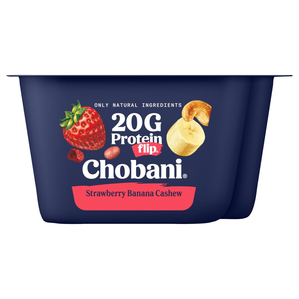 Chobani® 20G Protein Flip® Lowfat Greek Yogurt Strawberry Banana Cashew 6oz