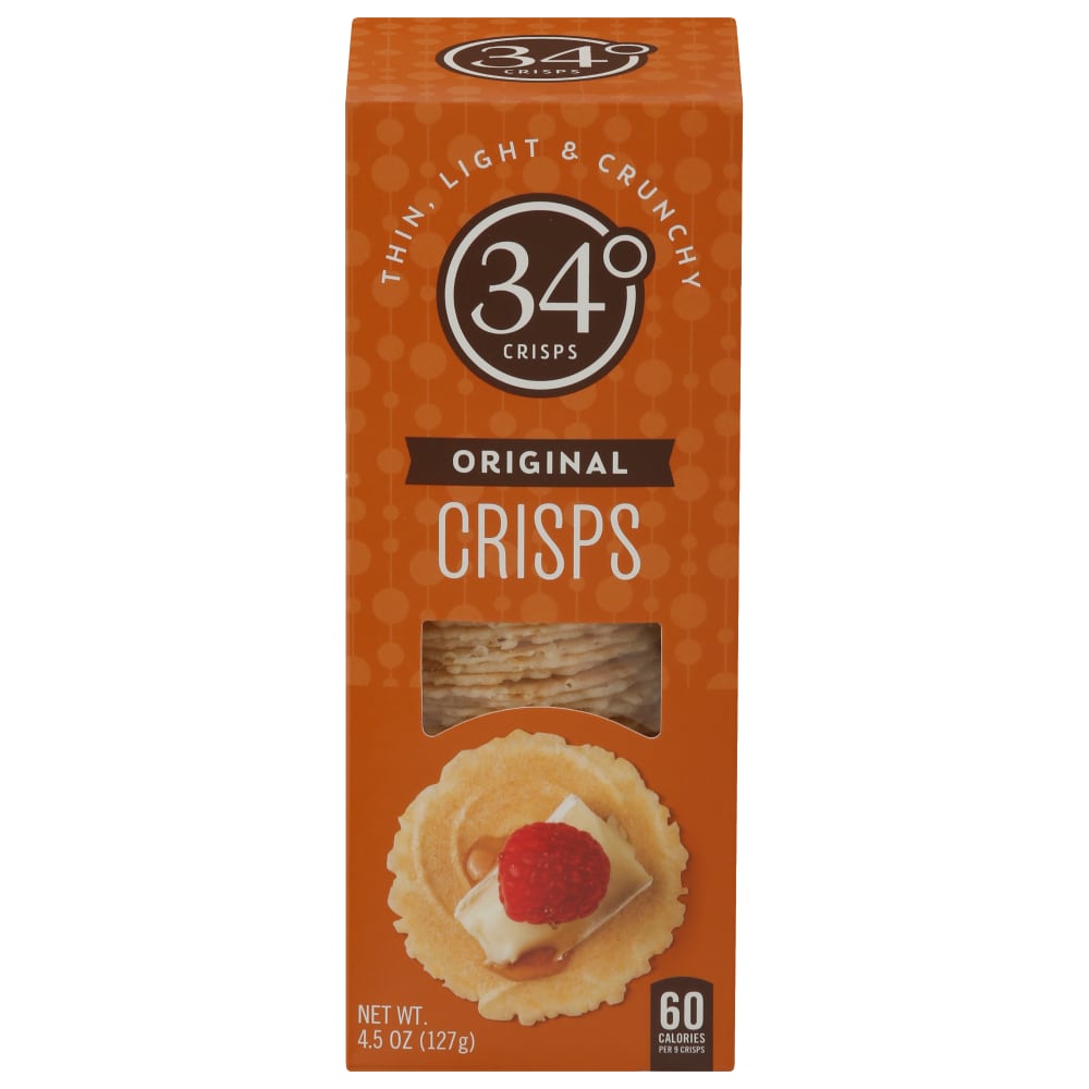 34 Degrees Thin Light Crunchy Original Crisps
