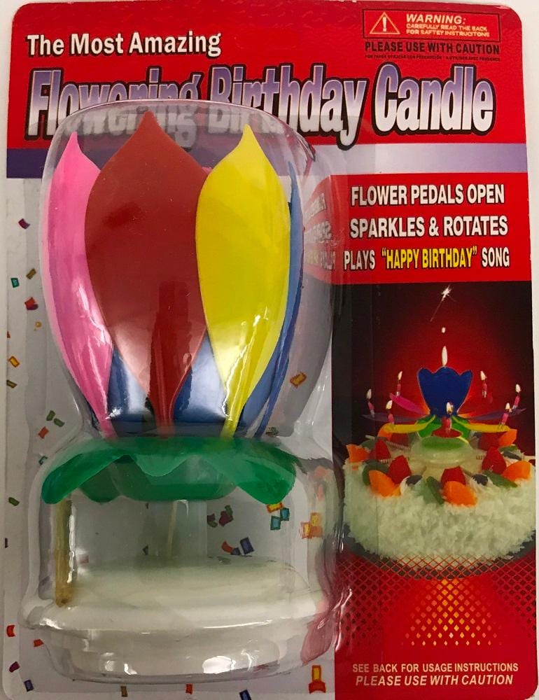 Rideas Flowering Birthday Candle