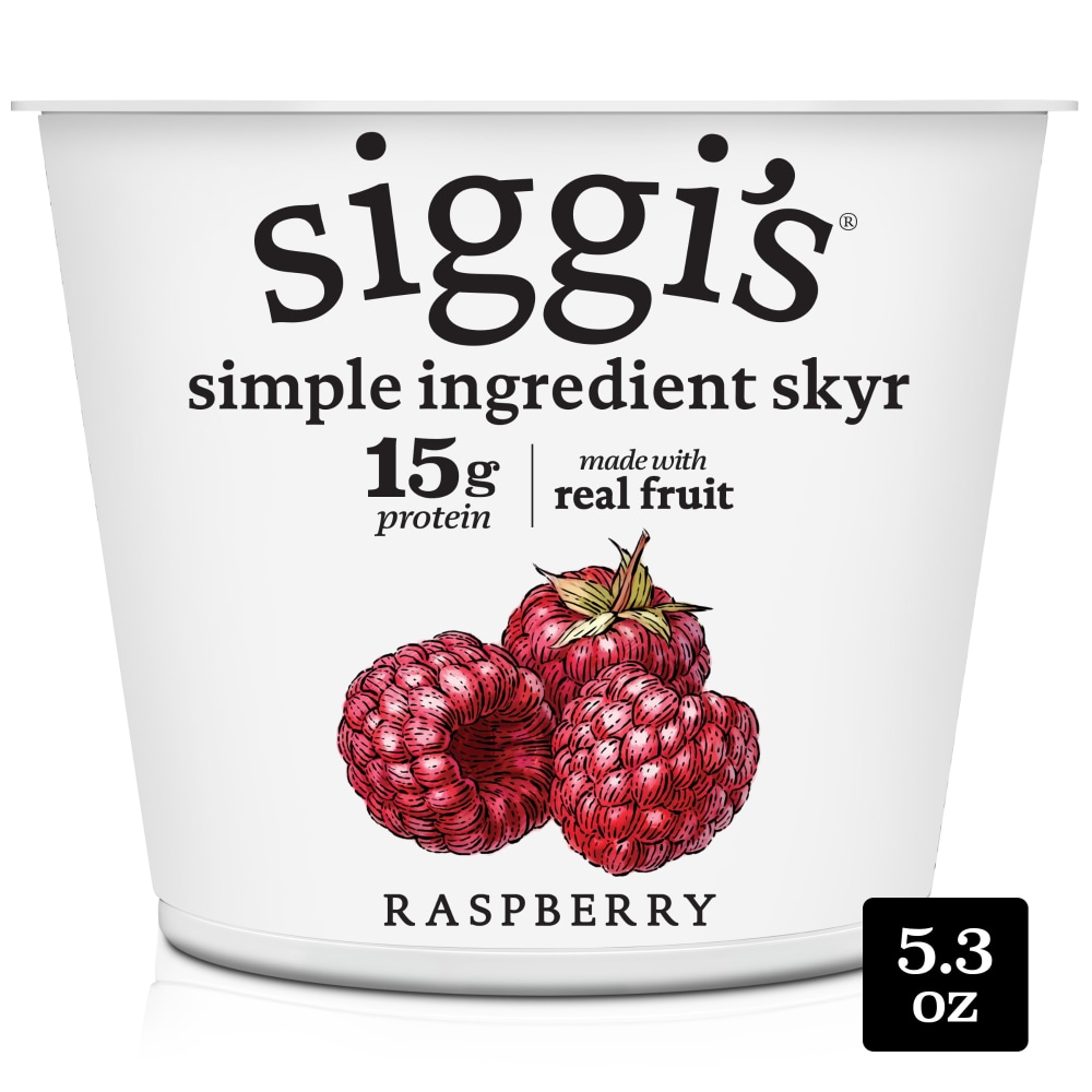 siggi’s Raspberry Icelandic-Style Nonfat Yogurt, 5.3 oz