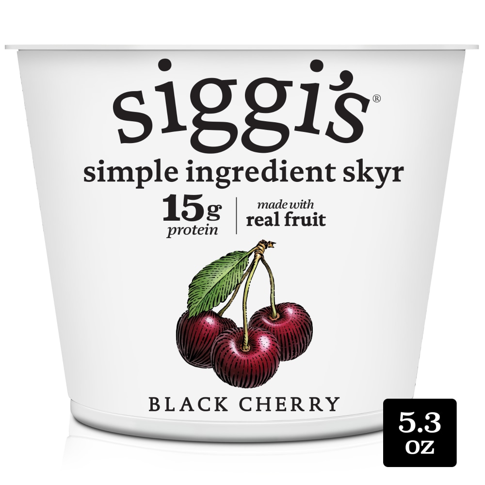 siggi’s Black Cherry Icelandic-Style Lowfat Yogurt, 5.3 oz