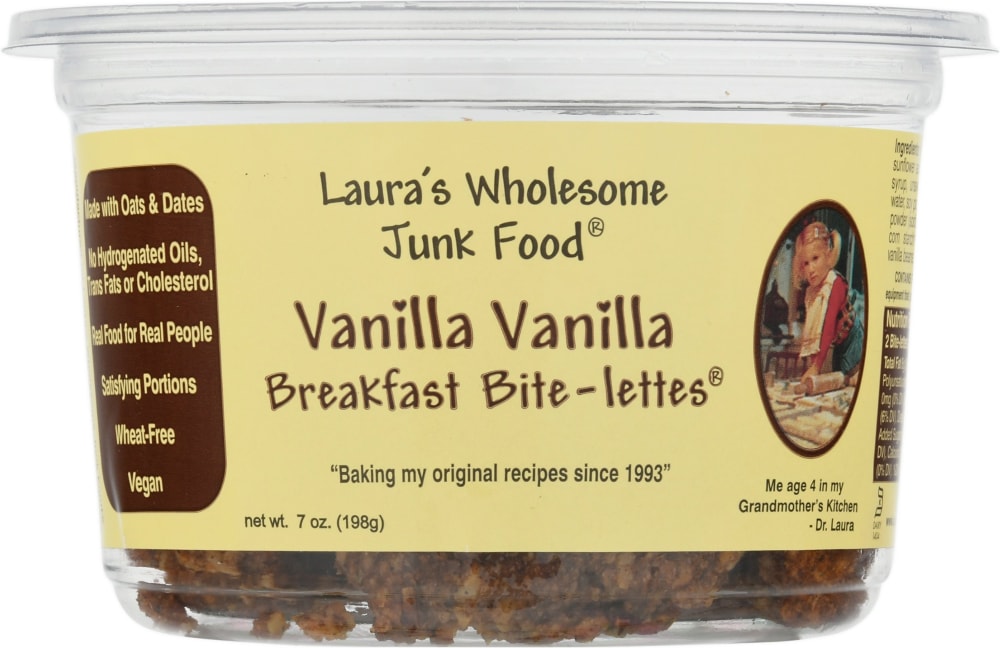 Laura’s Wholesome Junk Food® Vanilla Vanilla Breakfast Bite-lettes®