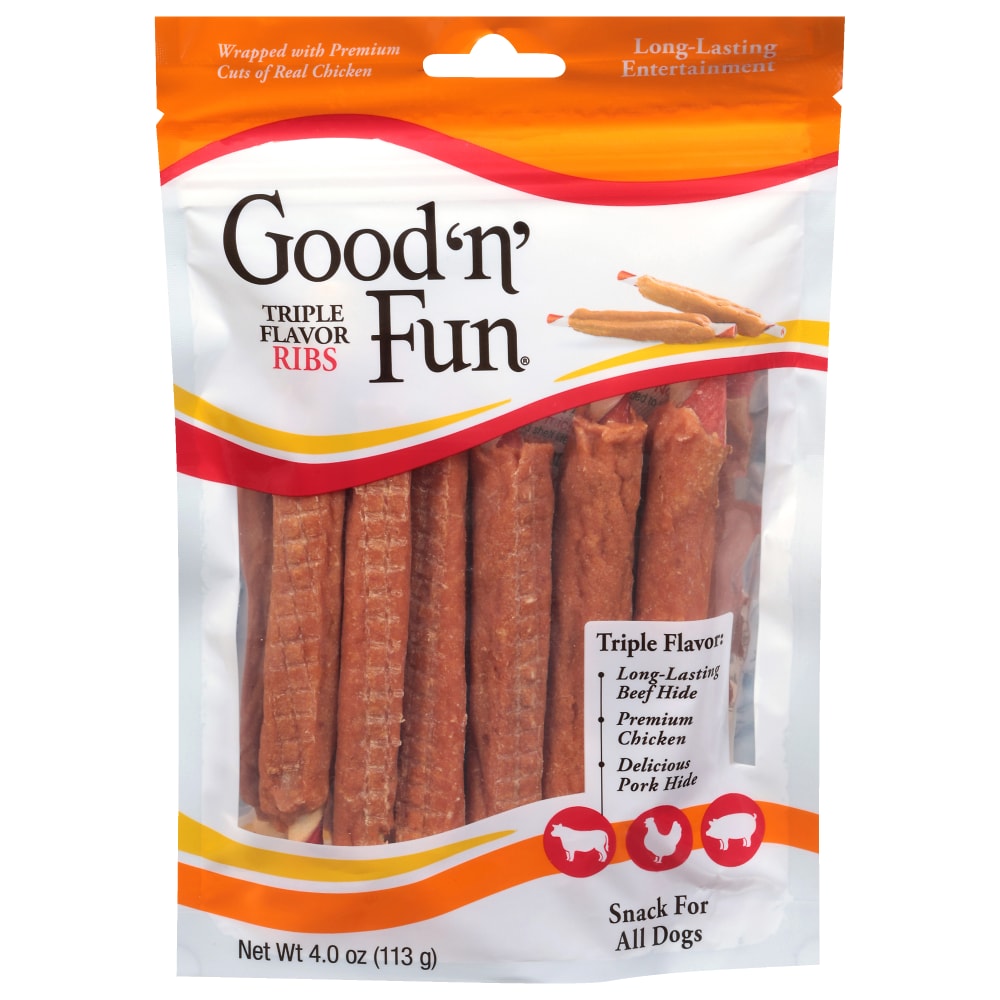 Good ‘n’ Fun® Triple Flavor Rib Dog Treats