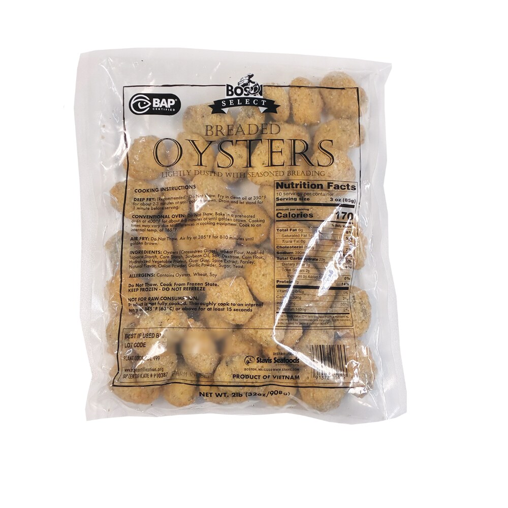 Bos’N Breaded Oysters Bag