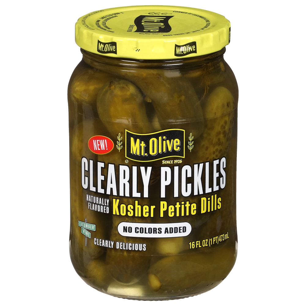 Mt Olive Clearly Pickles Kosher Petite Dills
