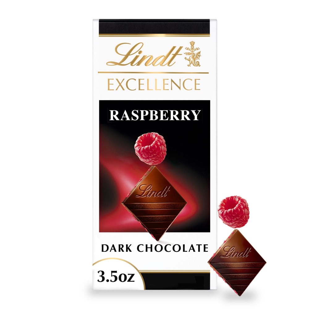 Lindt EXCELLENCE Raspberry Dark Chocolate Candy Bar, 3.5 oz.