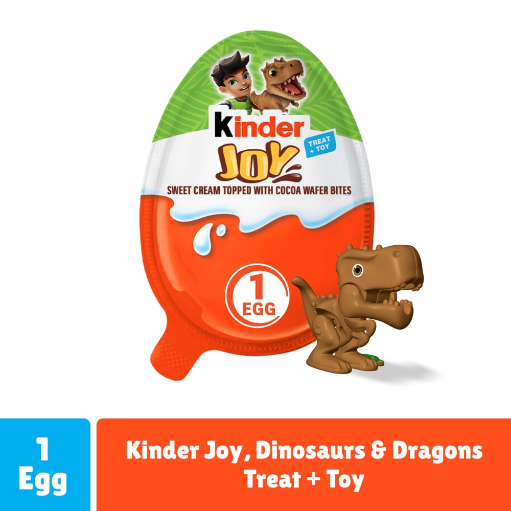 Kinder Joy Egg Treat Plus Toy Sweet Creams and Chocolatey Wafers