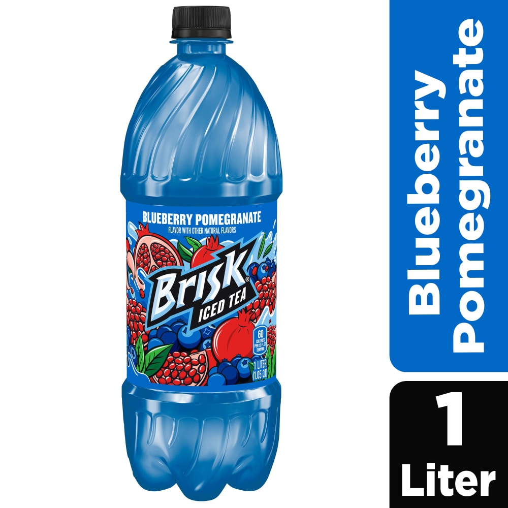 Brisk Blueberry Pomegranate Iced Tea 1 Liter