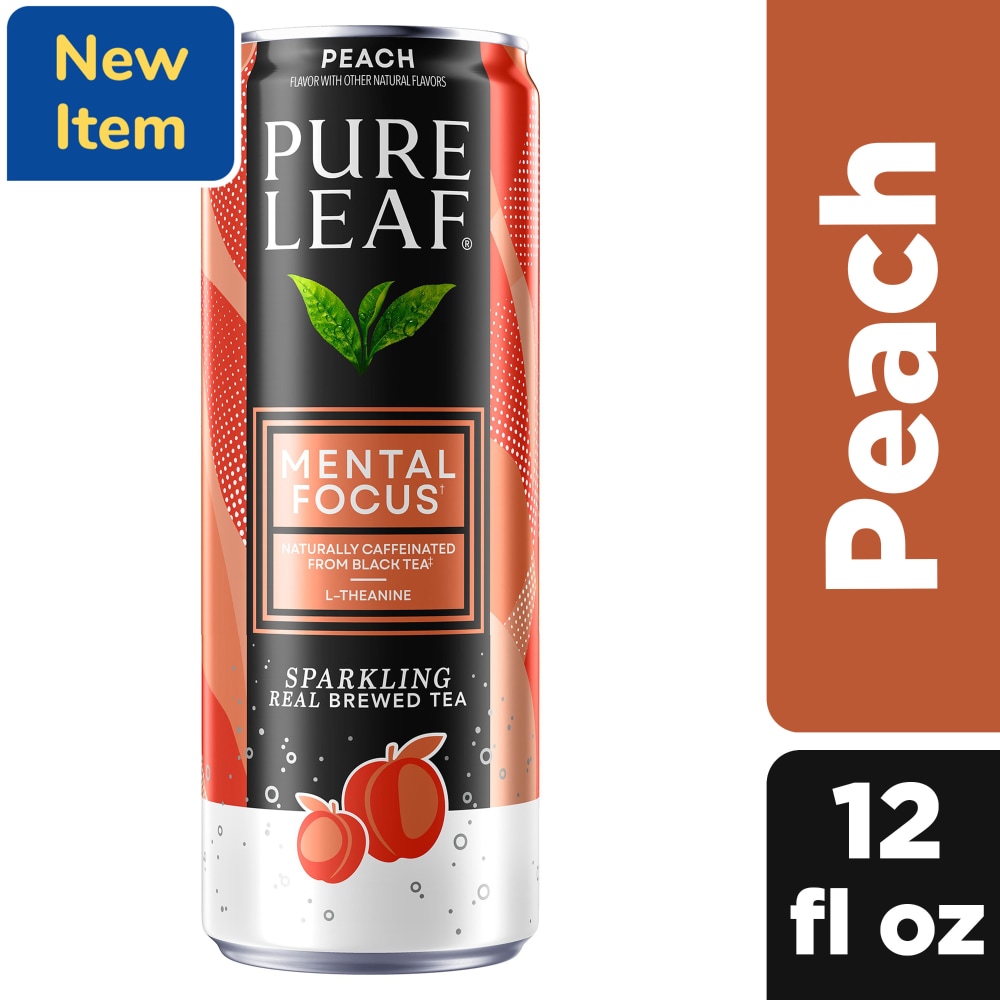 Pure Leaf® Peach Sparkling Real Brewed Tea Can