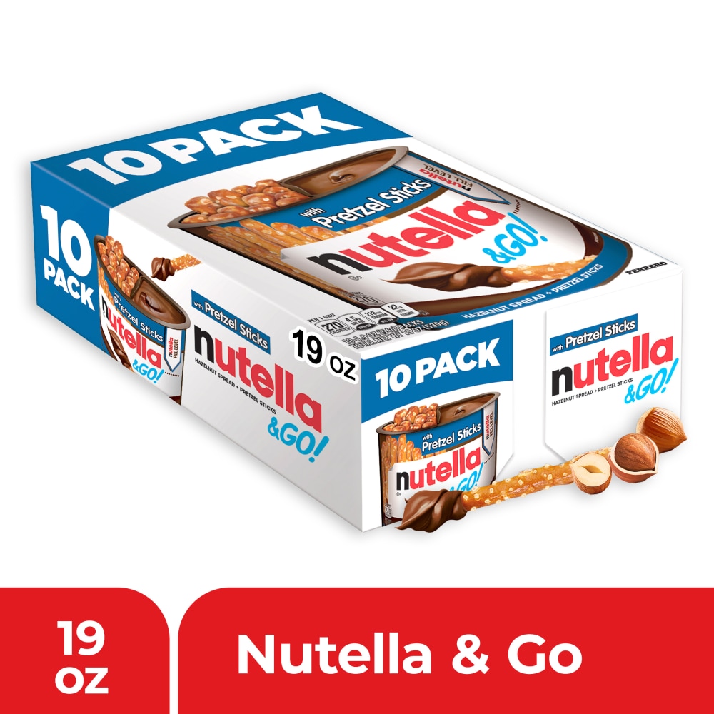 Nutella & Go! Hazelnut Spread with Pretzel Sticks