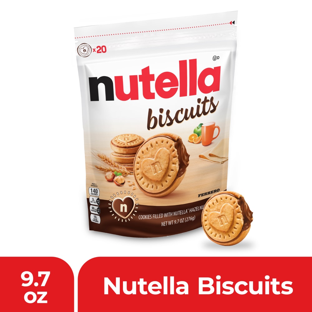 Nutella Biscuits Cookies Filled with Hazelnut Spread