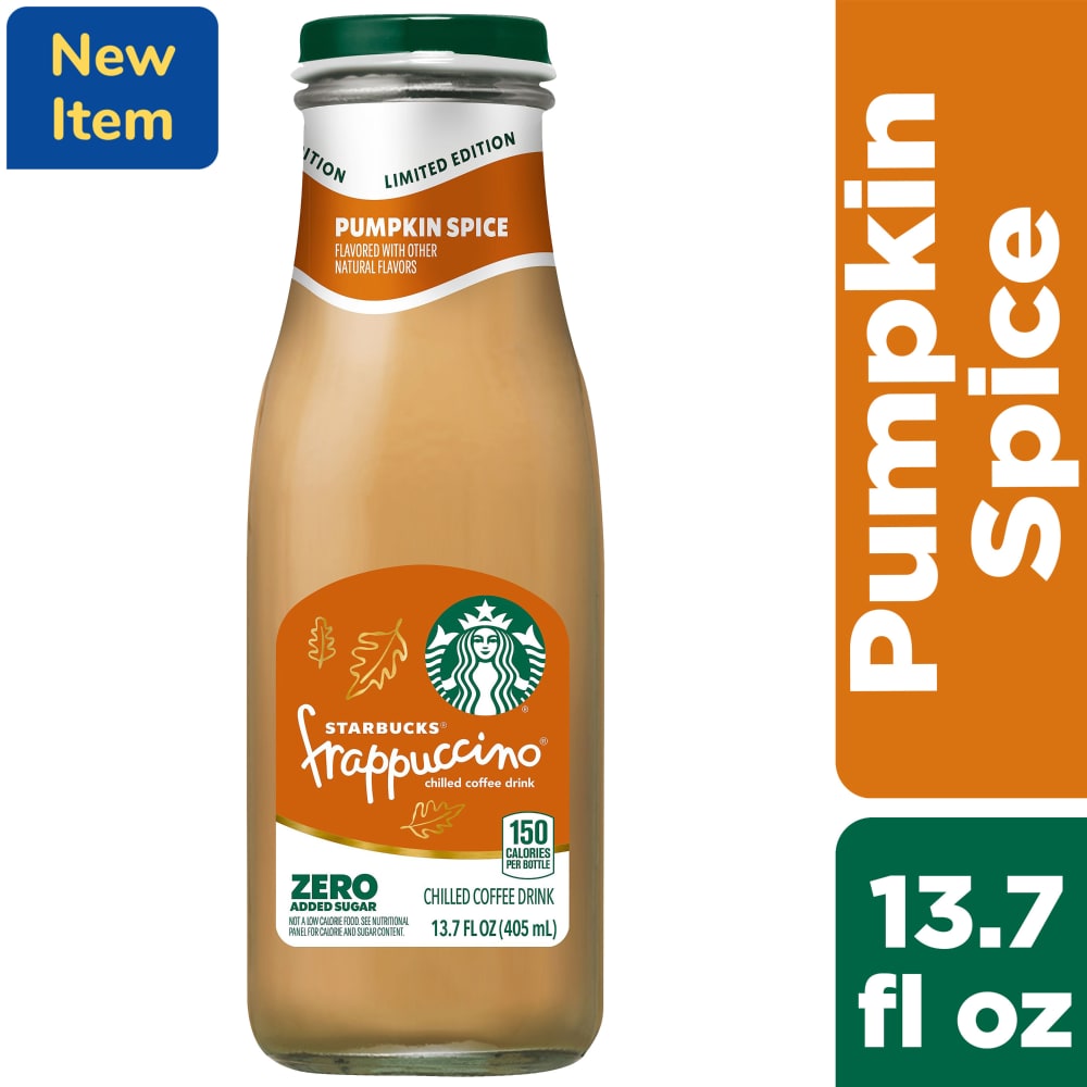 Starbucks® Frappuccino Zero Sugar Pumpkin Spice Iced Coffee Bottle