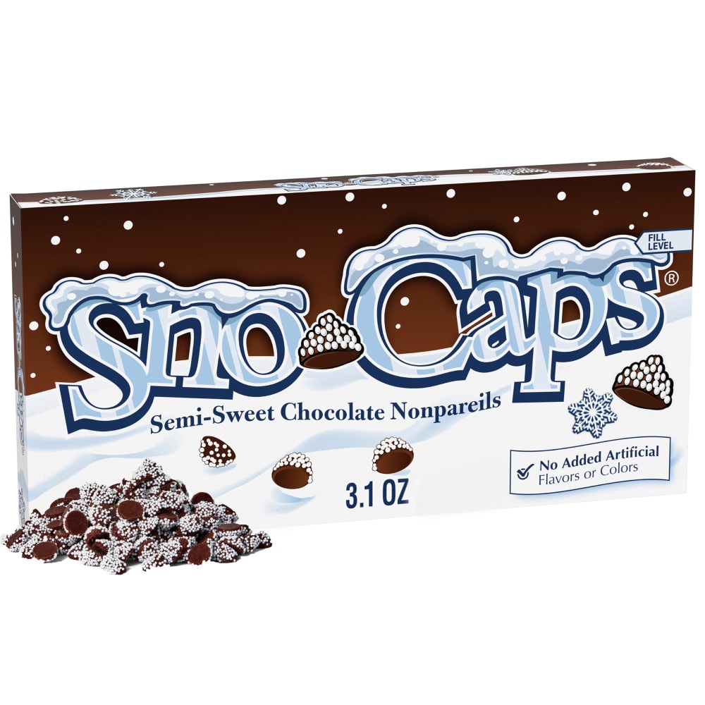 Sno-Caps, Semi-Sweet Chocolate Nonpareils, Movie Theater Candy