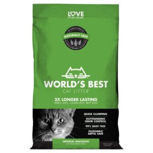 World's Best Cat Litter Original Unscented Clumping Cat Litter